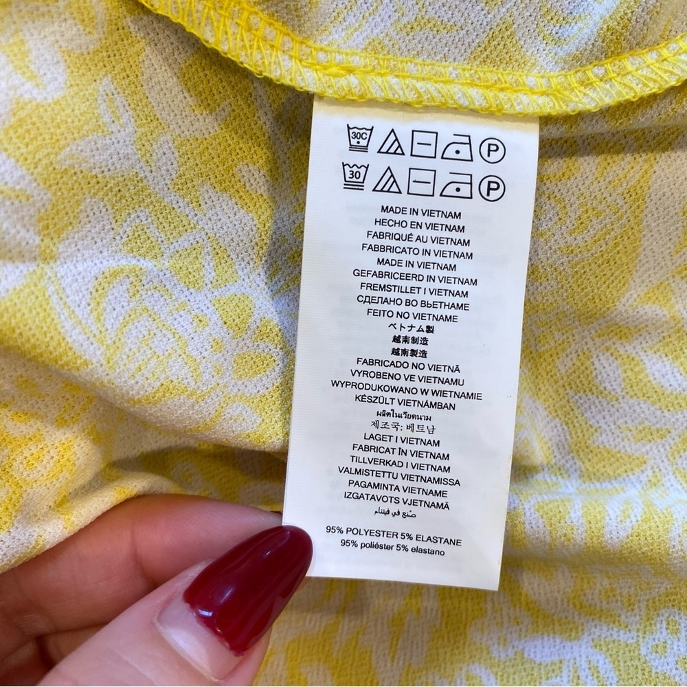 Michael Kors Tiered Floral Maxi Sundress Crepe Jersey Stretch - Picture 9 of 10